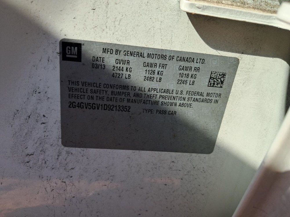 REGAL 2013 Glove Box 4797322