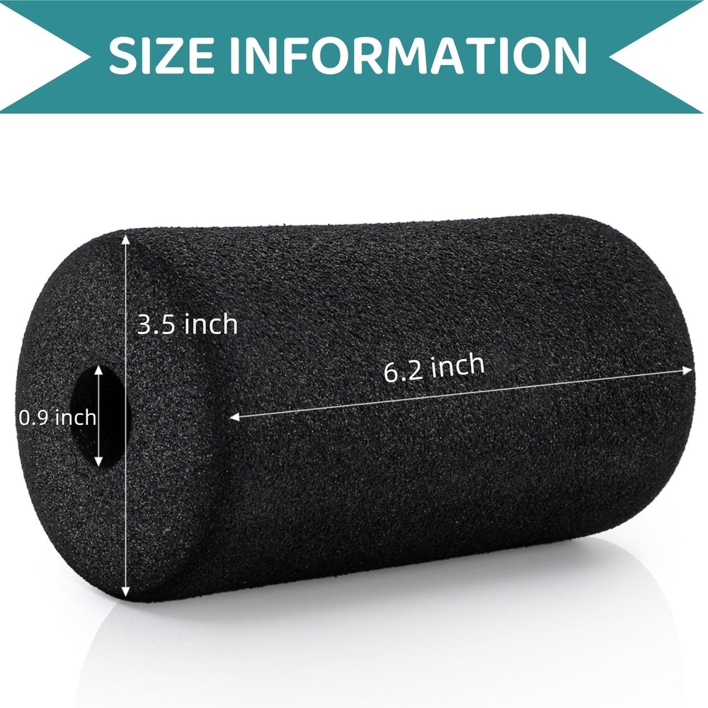 8 Pack Foot Foam Pads Rollers, Machine Leg Foam Roller, Fits 1" Tube, Buffer ...