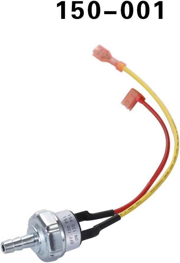 Certified 150 PSI Air Pressure Switch - Automatic Control for Compressors