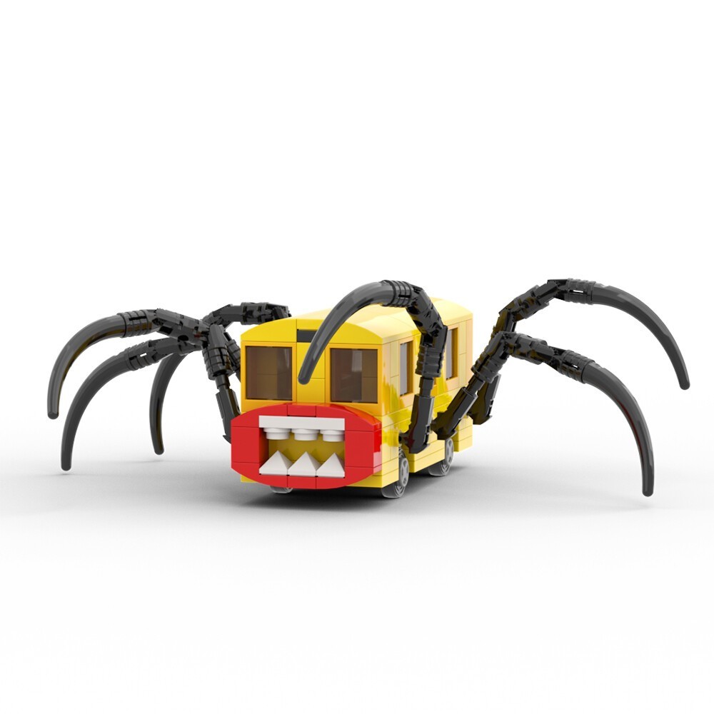 165 PCS Choo Choo Charles MOC - BUS EATER Spider Bus Devil Creative Toys