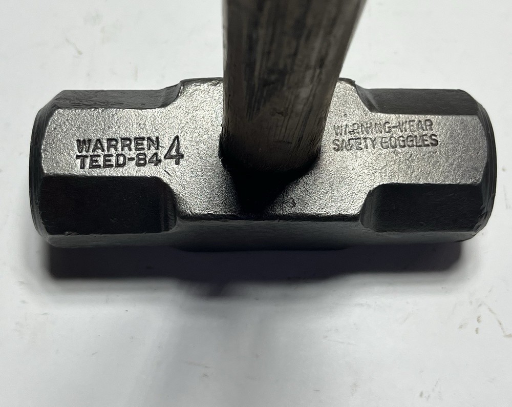 Vintage Warranted 4lb. Blacksmith Sledgehammer Used