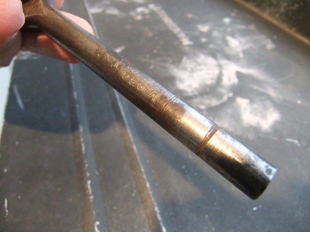 Vntg Irwin Auger Bit Micro-Dial Expansive Bit No 22A Adjustable Spade Tool USA