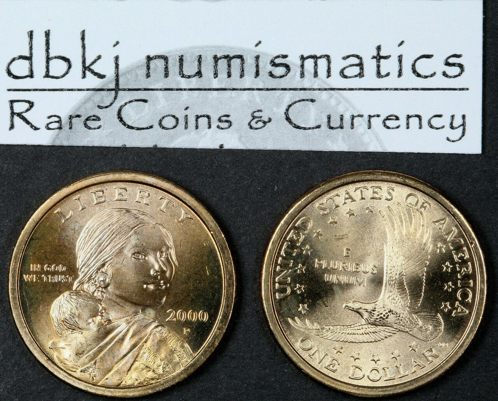 2000 P Native American Sacagawea Dollar $1 - BU - Uncirculated