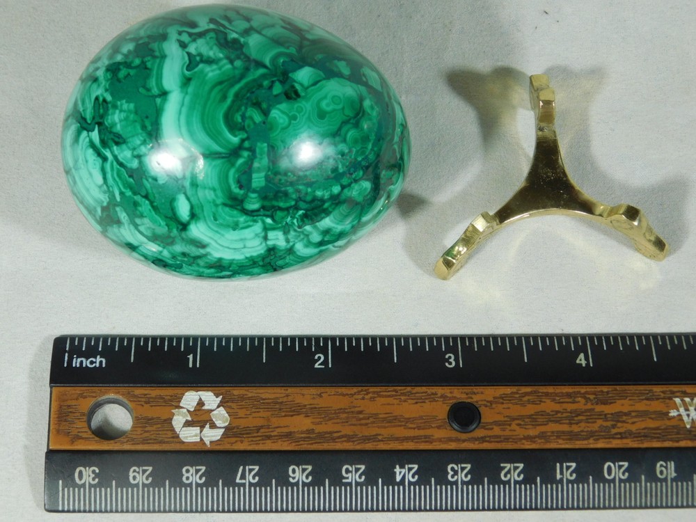 Sphere Egg Display Stand Brass / Gold color Small Size