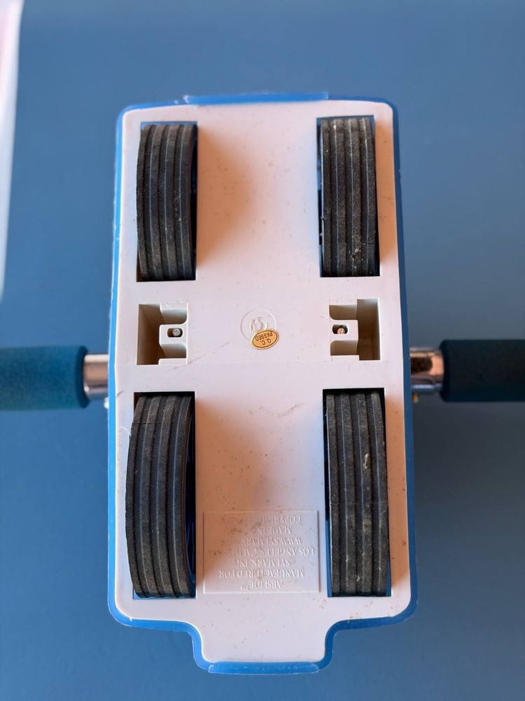 Vintage Ab Slide Core Trainer – Blue – Works – Abdominal Exercise Roller