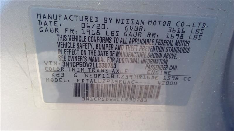 Speedometer Cluster MPH Sr Fits 20 KICKS 1002082