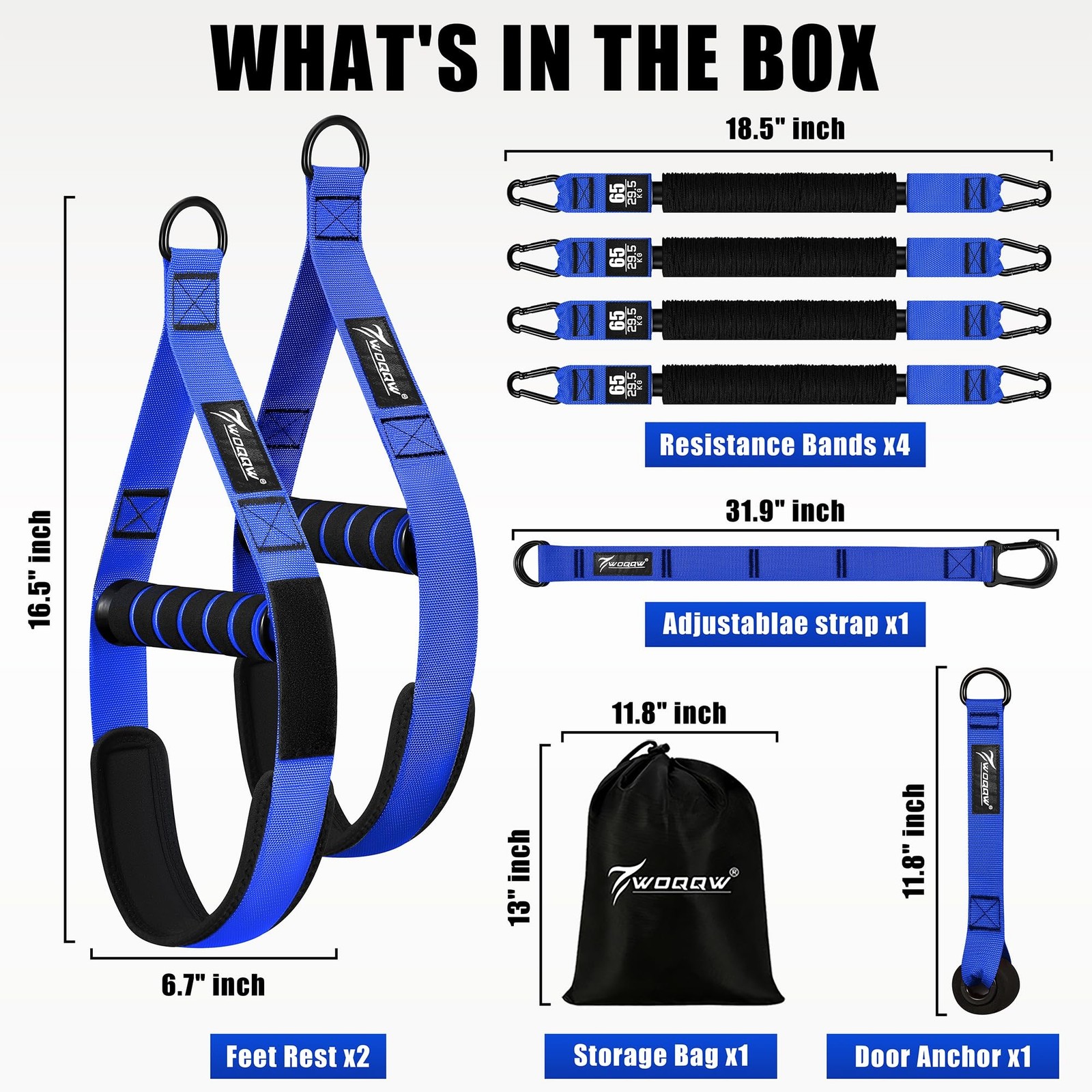 Pull Up Assistance Bands, Heavy Duty Resistance Bands with Handles, Exercise ...