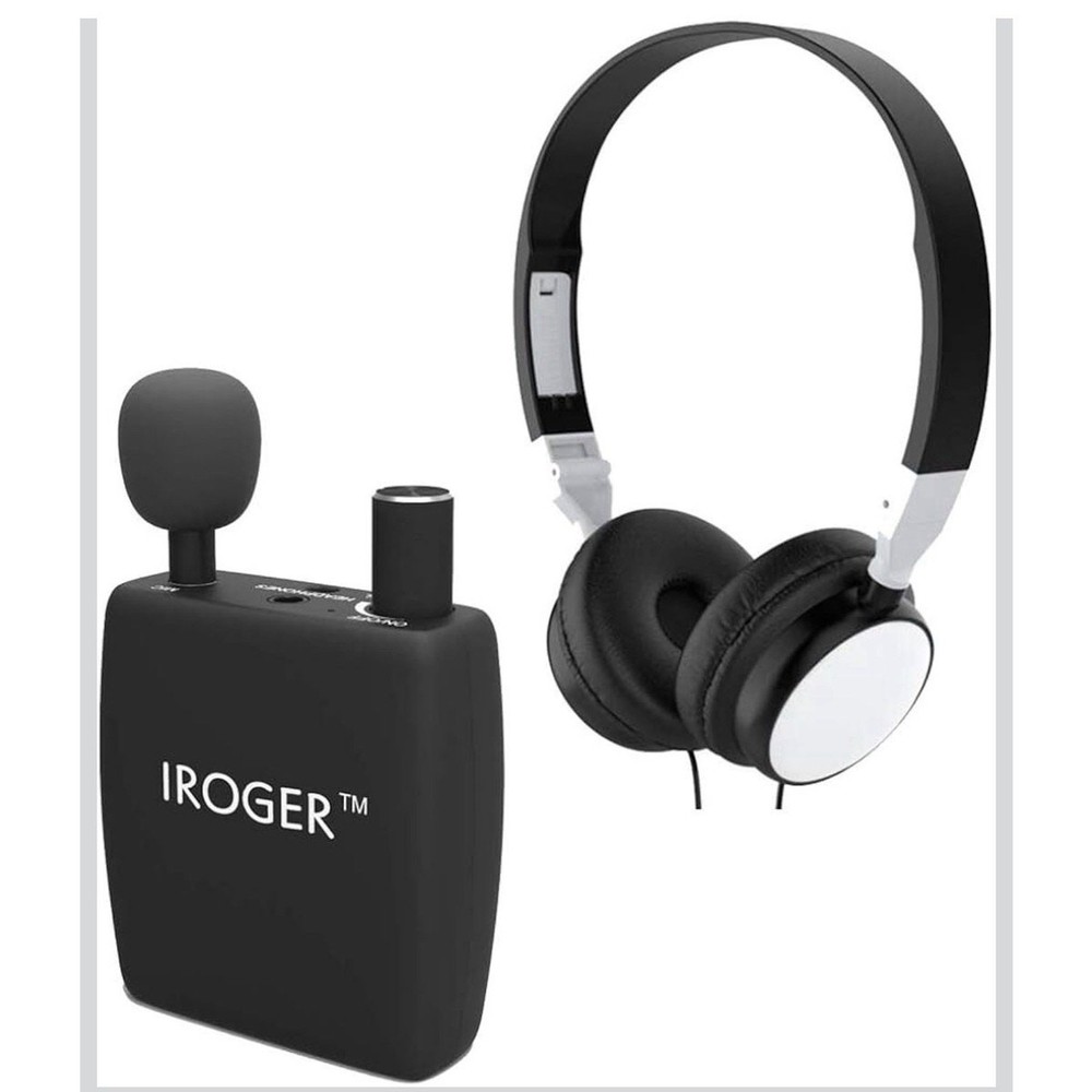 Iroger Hearing Sound Amplifier Rechargeable Hearing Aid Devic-Standard Headphone