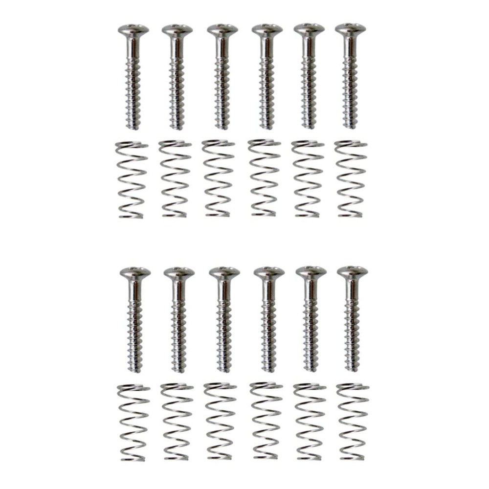 CCeCCe 12 Sets Single Coil Pickups Mounting Screw and Adjusting Spring Kit...