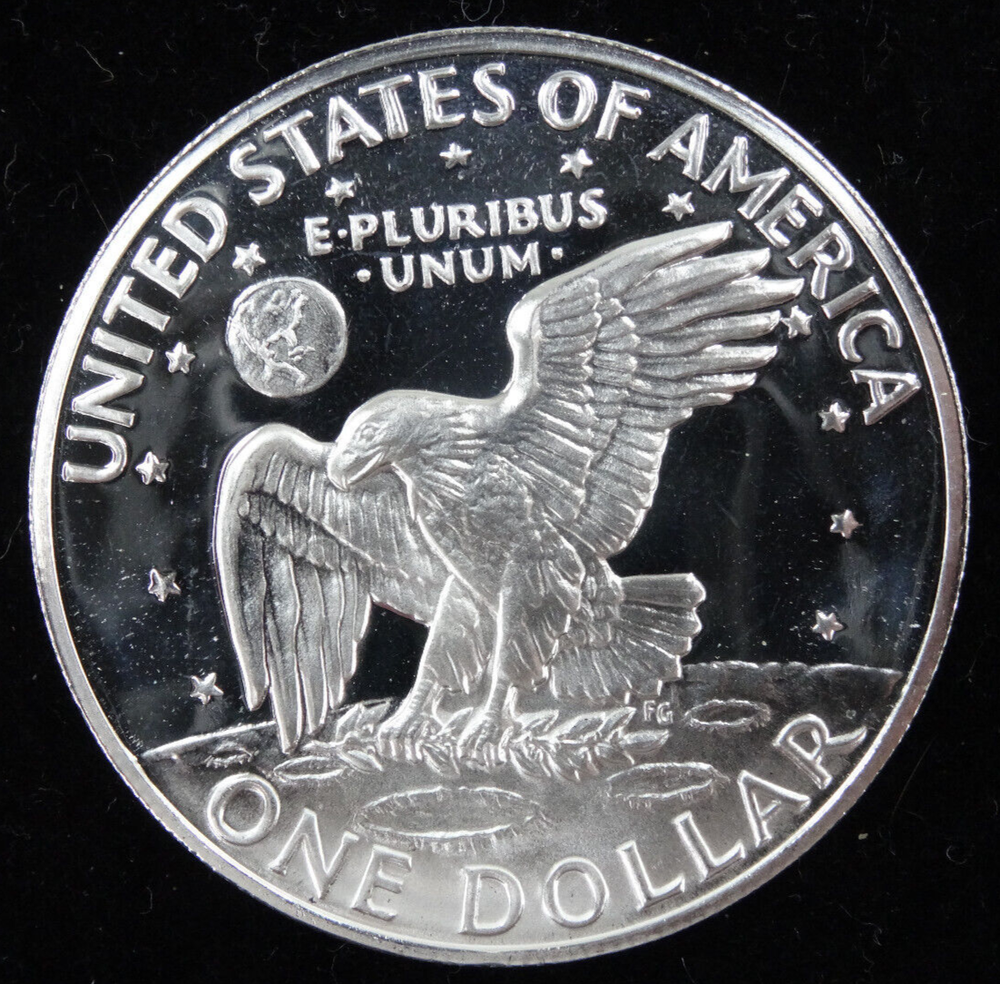 1973-S Eisenhower Silver Dollar Proof 40% Silver $1 US Mint Coin