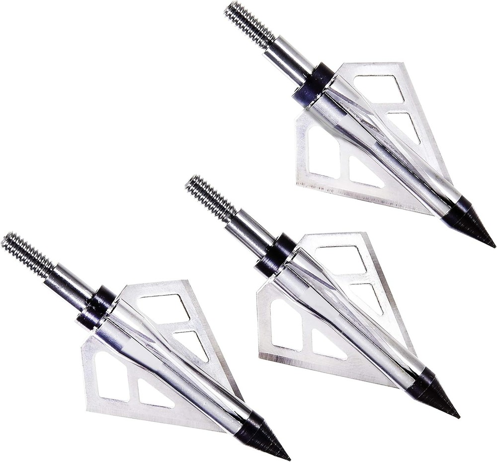 Razor Sharp 125 Grain Three Blade Grizzly Broadhead (3 Pack)