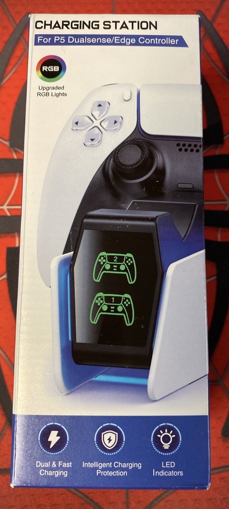 Fast Charging Station for P5  DualSense Edge Controller - White