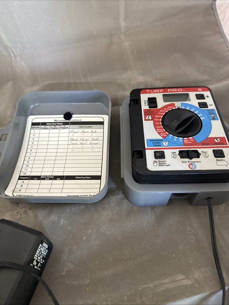 Toro Turf Pro 6 Automatic Sprinkler Control 12 Station Read