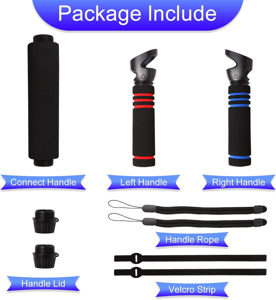 VR Game Handle Attachments for Oculus/Meta Quest 2 Handles,2 in 1 Upgraded Multi