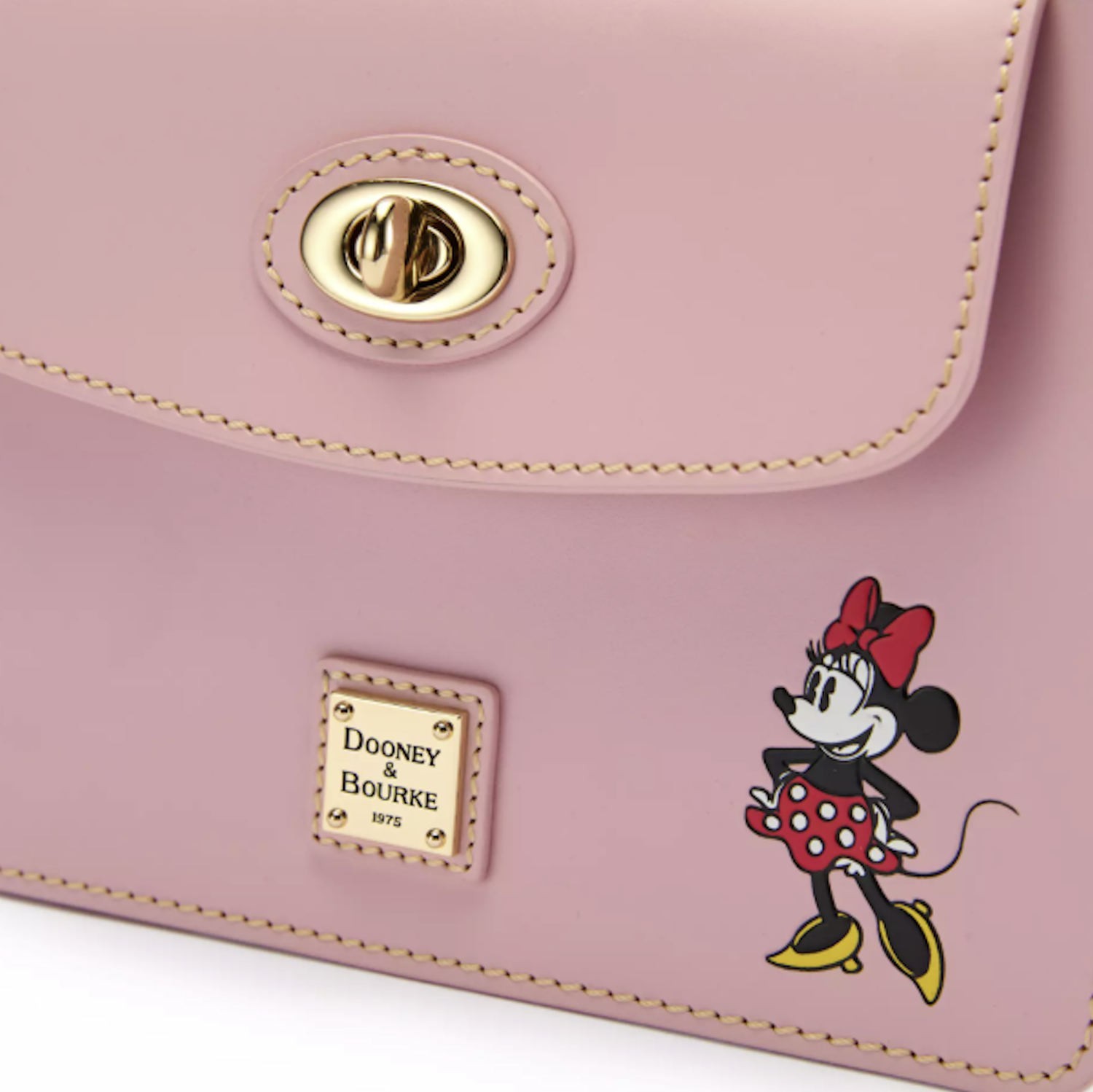 2026 Disney Parks Dooney & Bourke Valentines Day Minnie Mouse Pink Crossbody Bag