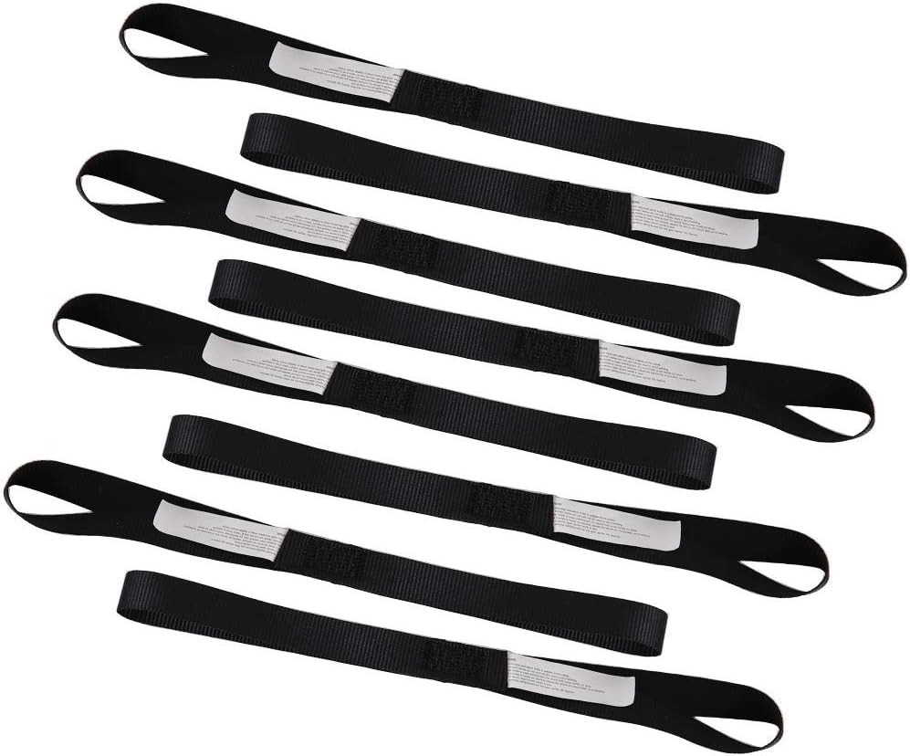 Durable 3600LB Soft Loop Tie-Downs 8 Pieces - Universal Fit for Secure Transport