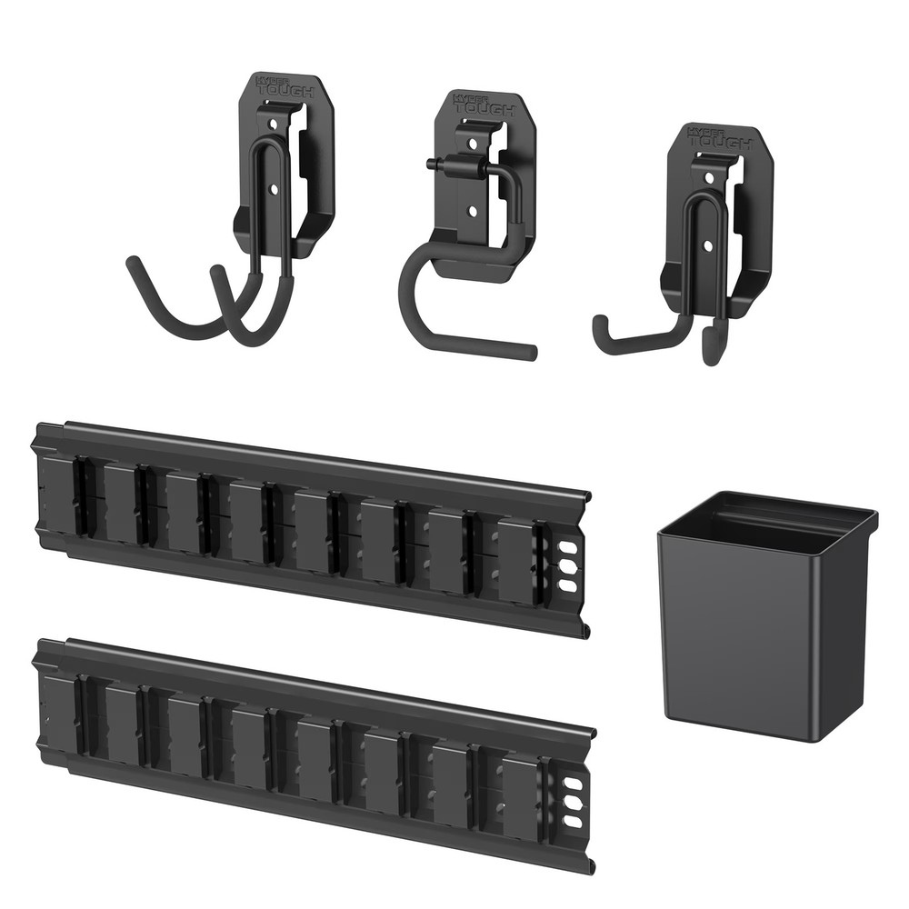 Hyper Tough Hyper Stack 32-Inch Wall Storage System, 6-Piece Set
