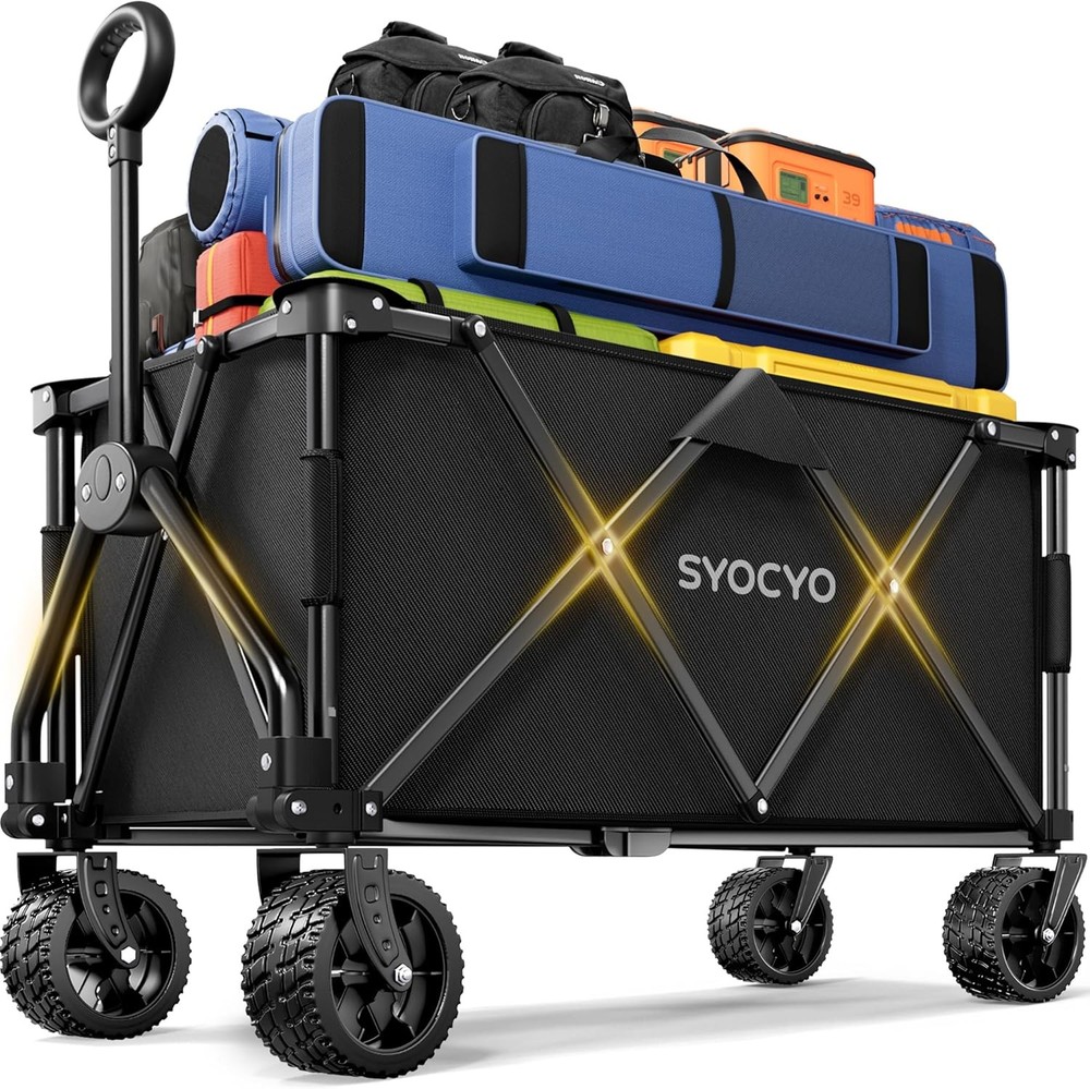 Wagon Carts Foldable Weight acity Collapsible Wagon with Big