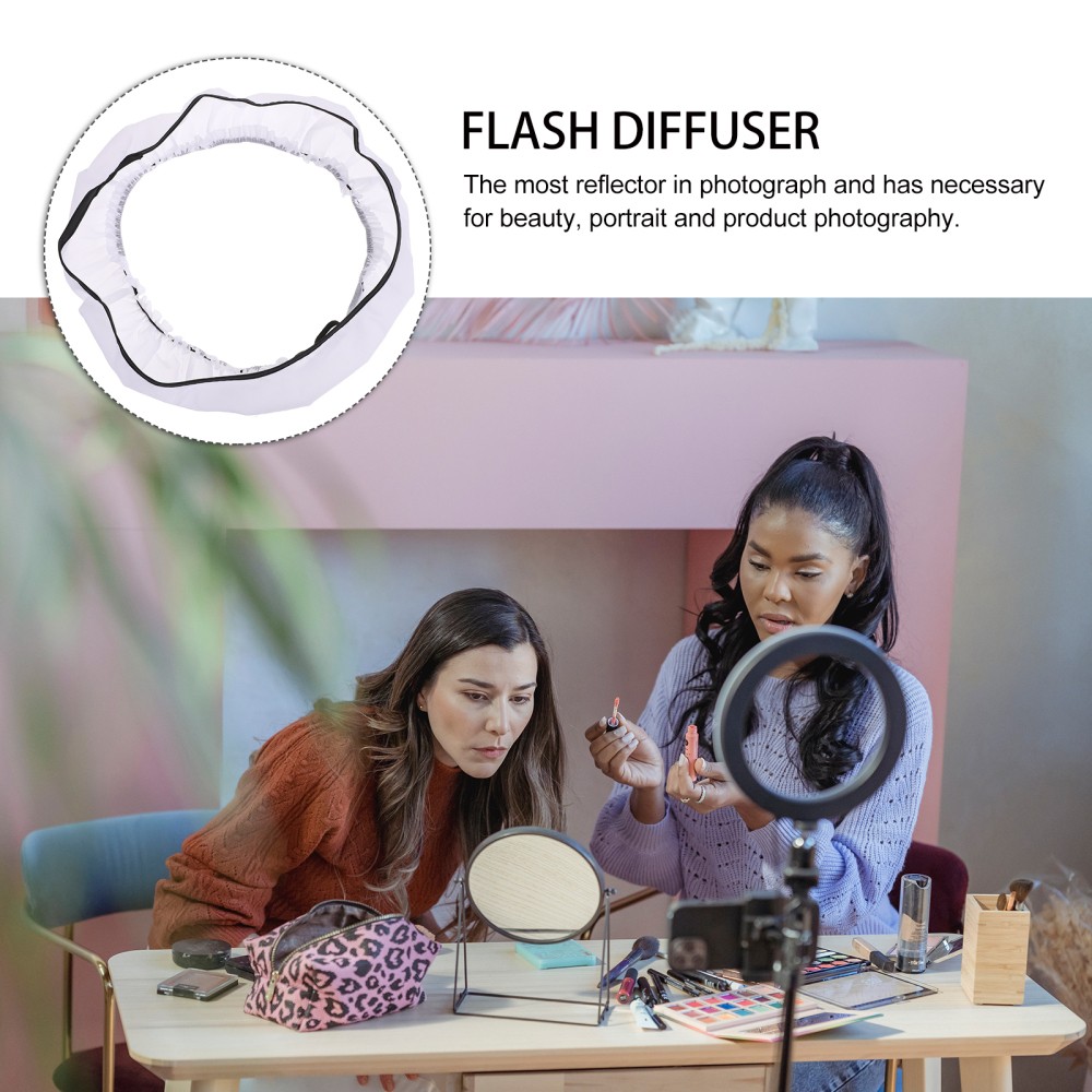 14 Inch Flash Reflector Diffuser Diffuserspeedlight Ring Difuser