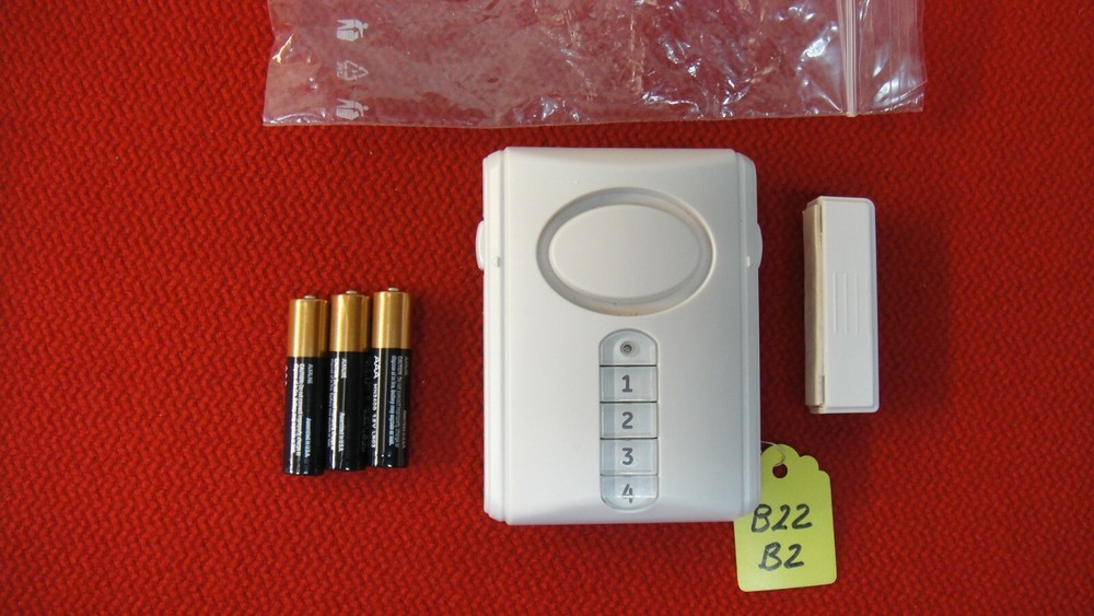 New GE Keypad Controlled Door Alarm Programmable 4-Digit Code Sensor