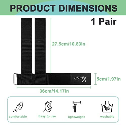 2 Pack Adjustable Foot Weight Ankle Straps Working Out Dumbbell Attachment