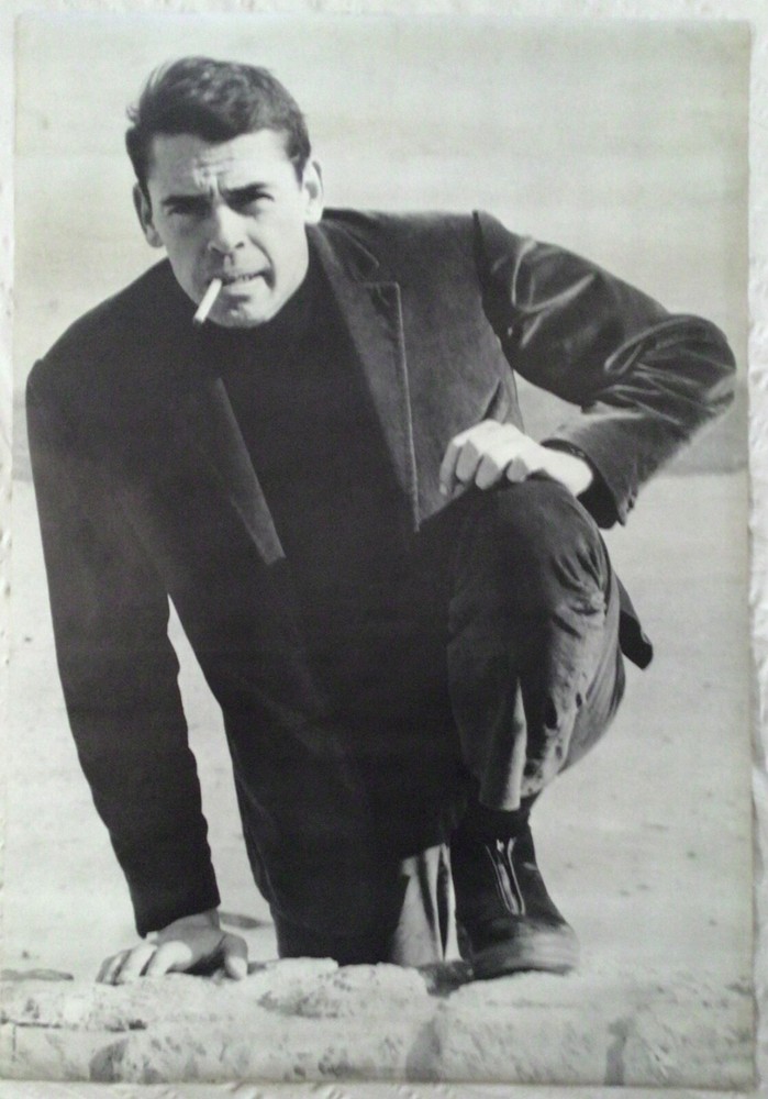 Jacques Brel 1967 Personality Poster New York City Hippie Head Shop