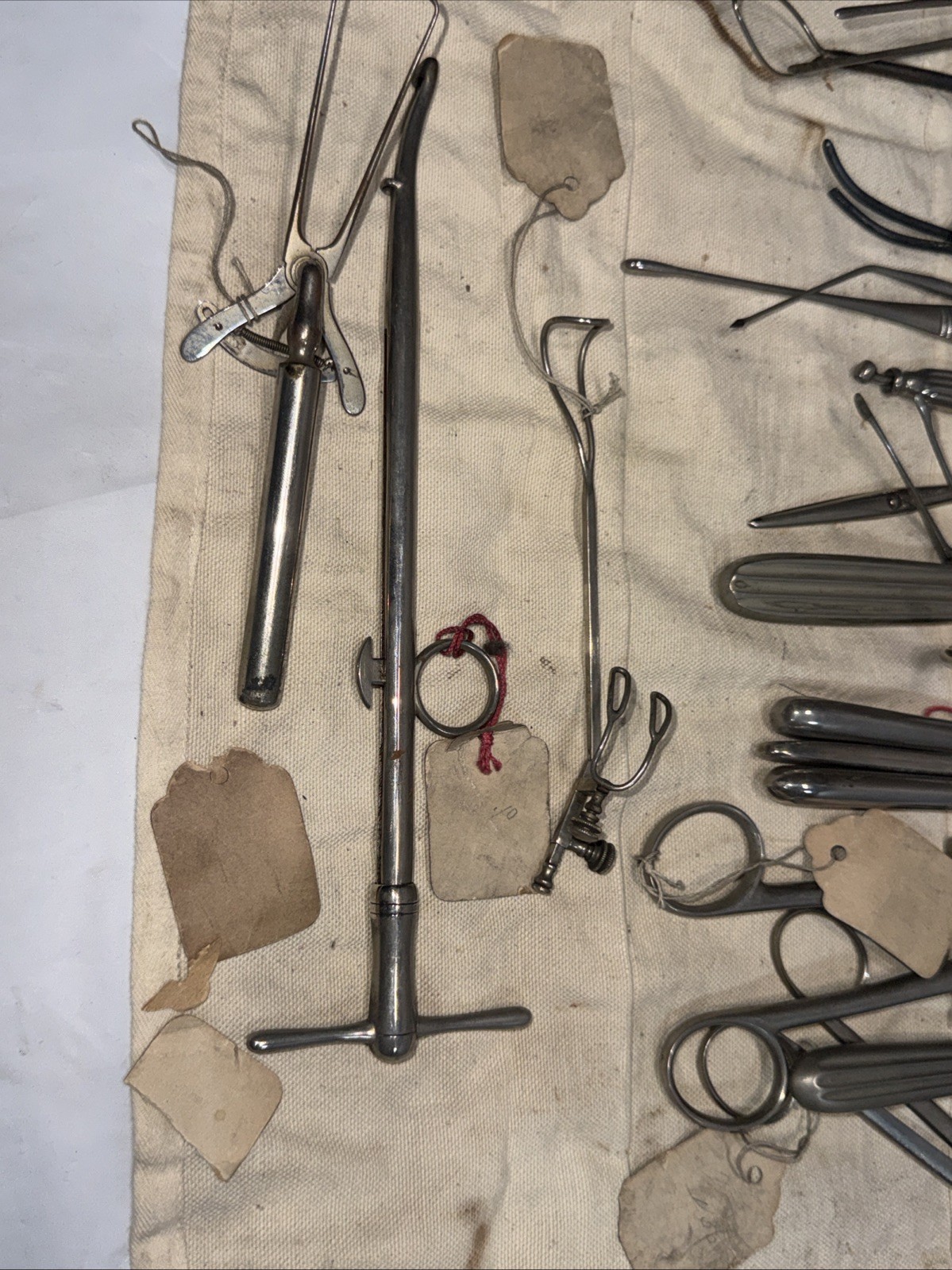 1890s LENZ & SONS Antique Surgical Instrument Ear Nose Throat Medical Tool Lot