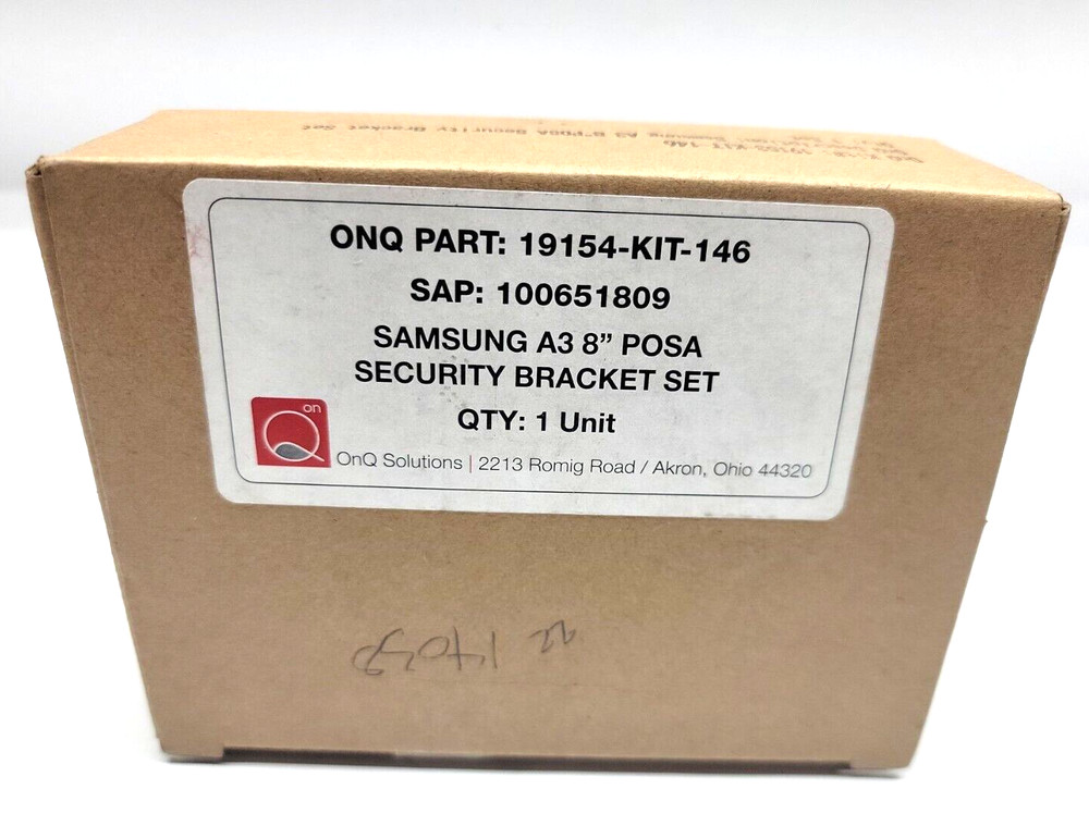 ONQ Posa Security Bracket Set for Samsung  A 8" SAP: 100651809