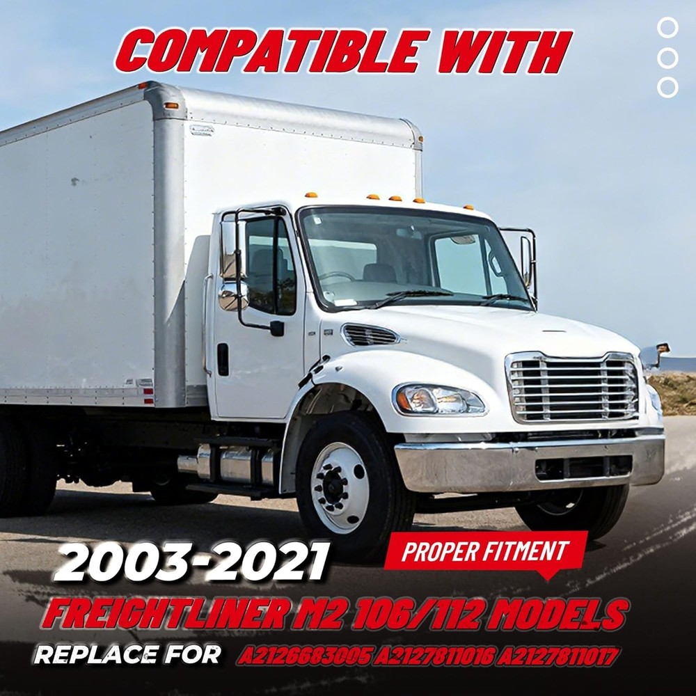 Front Bumper Assembly Compatible with 2003-2021 Freightliner M2 106 112 Models