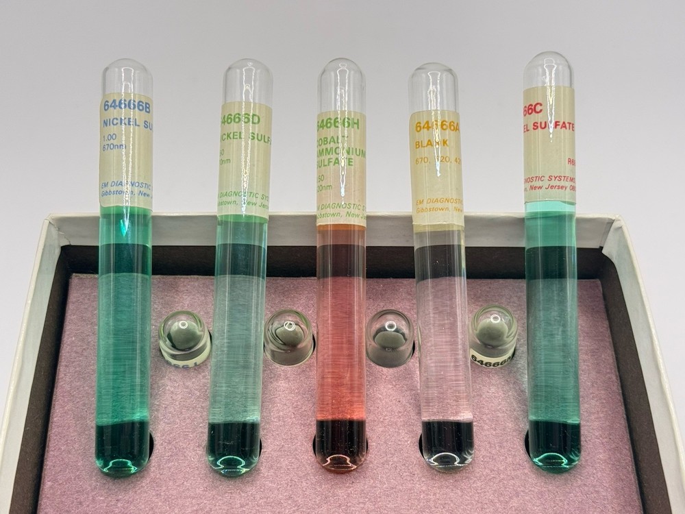 Merck Vintage Manual SETS Spectrophotometer Function Test Set for Bausch & Lomb