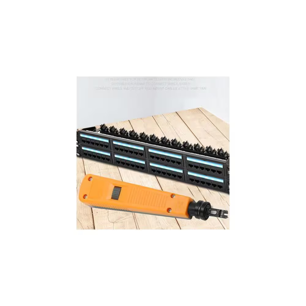 2-Piece Punch down Tool Kit with 110 Blade for Ethernet Keystone Jack Network Wi