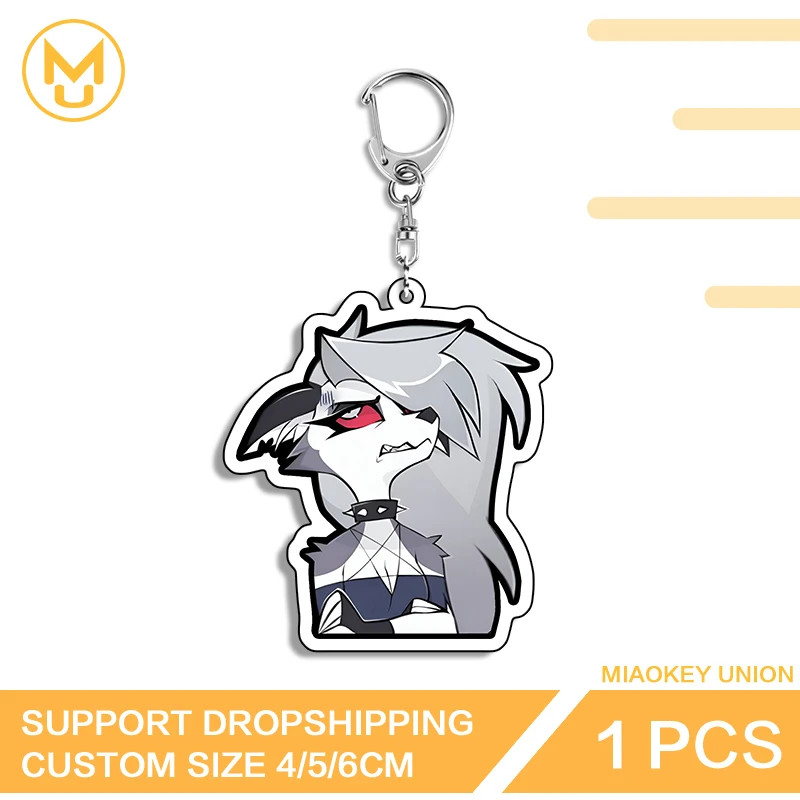 Eye Catching Exquisite Loona Attractive Trendy Ingenious Double Sided Keyring