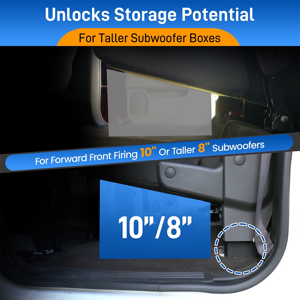 2.5" Rear Seat Lift Kit For 07-13 Chevy Silverado GMC Sierra Crew Cab 1500 Truck