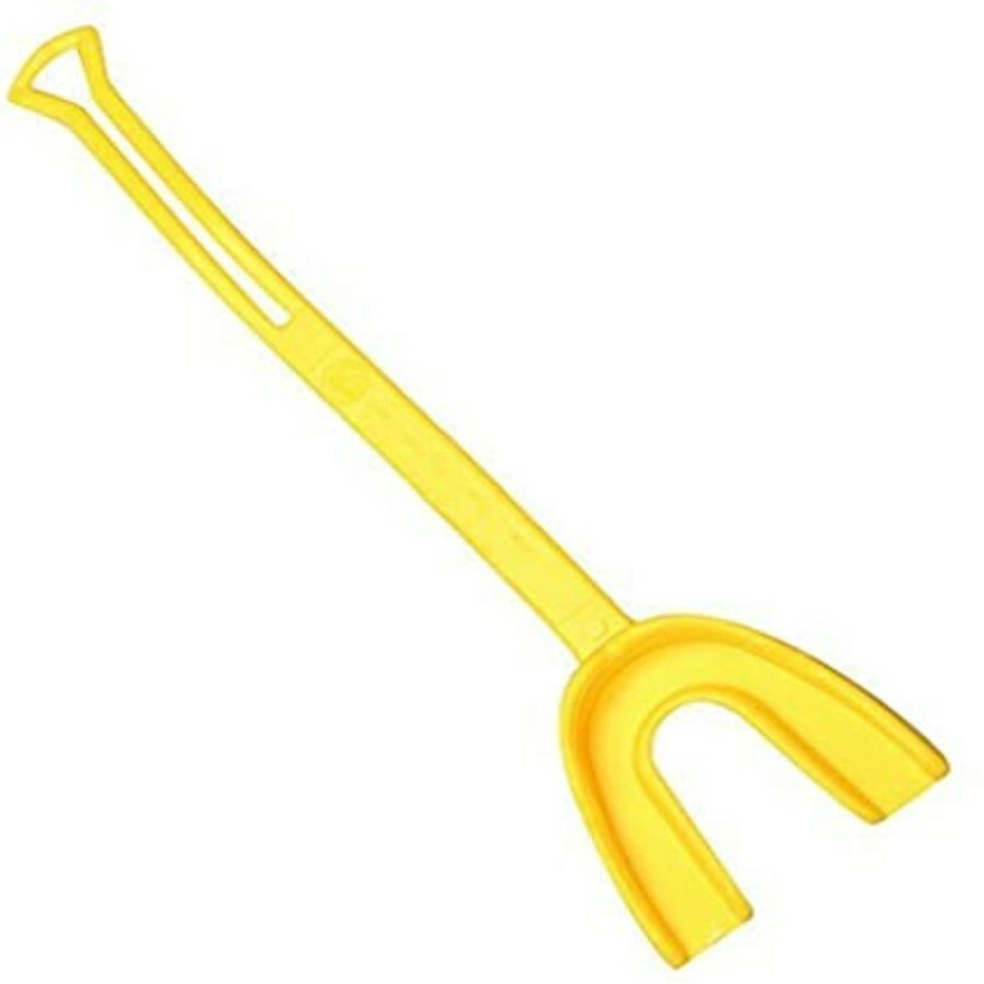 Cramer Yellow Custom Fit Mouthpiece with Strap Senior Size-Box of 100