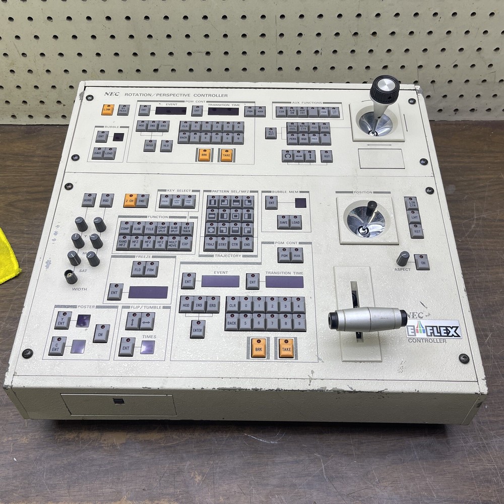 Sony NEC Video Switcher NEC ROTATION/PERSPECTIVE CONTROLLER E FLEX CONTROLLER
