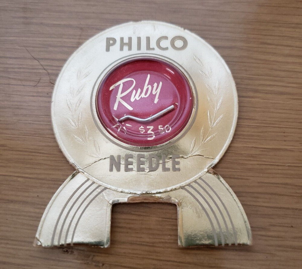 Vintage Phonograph Needles PHILCO Ruby - unopened