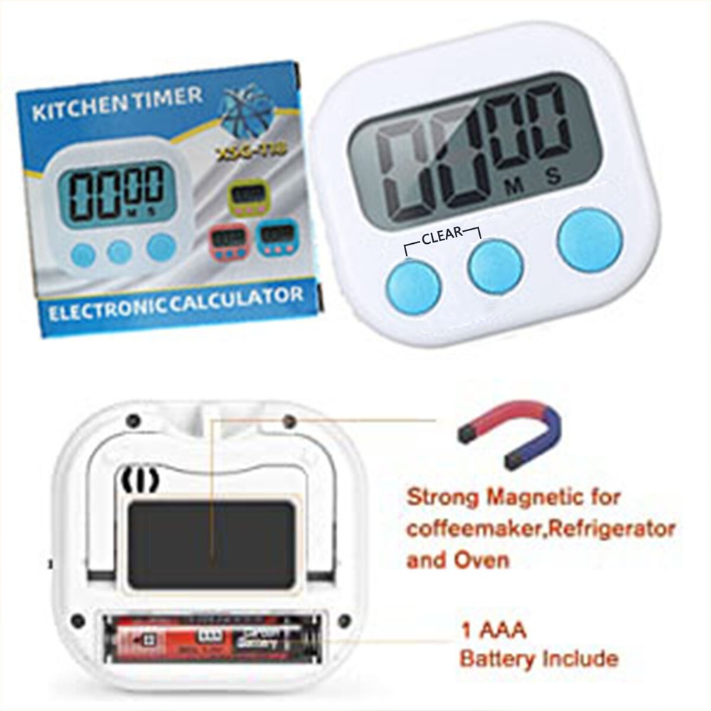 Multifunctional positive negative Kitchen Loud Alarm Stopwatch Large Digits