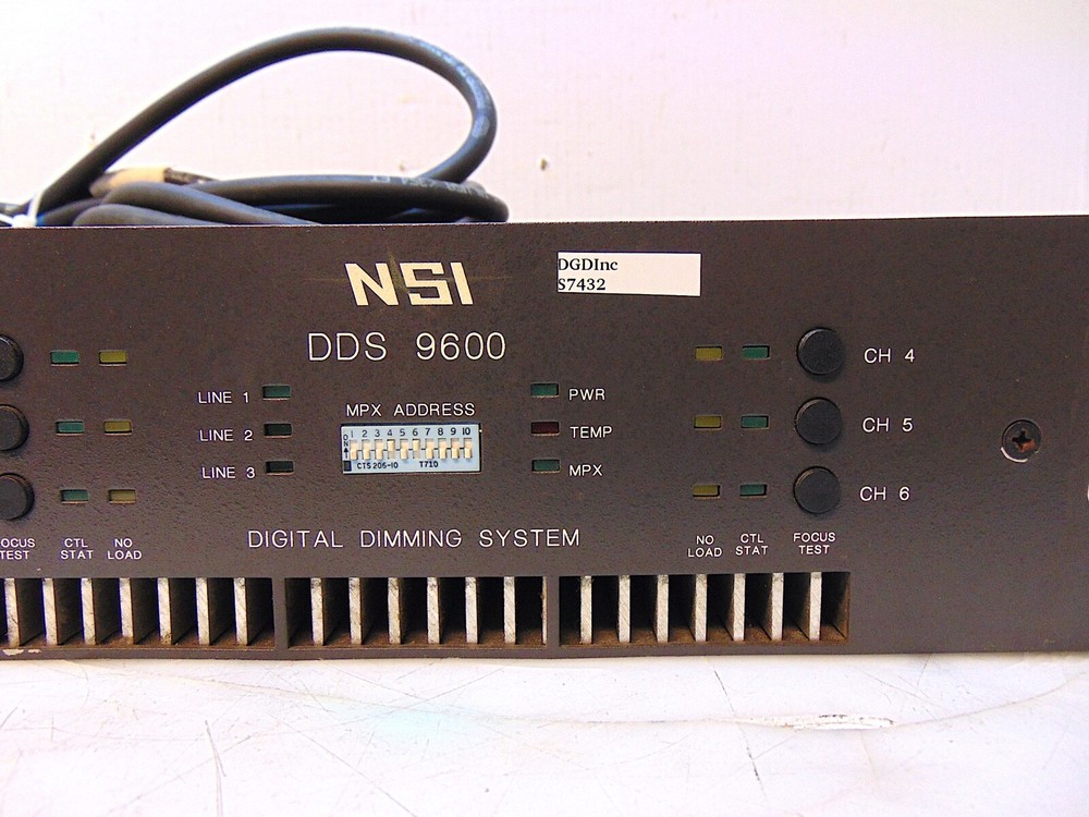 NSI DDS 9600 Digital Dimming System - Untested - S7432