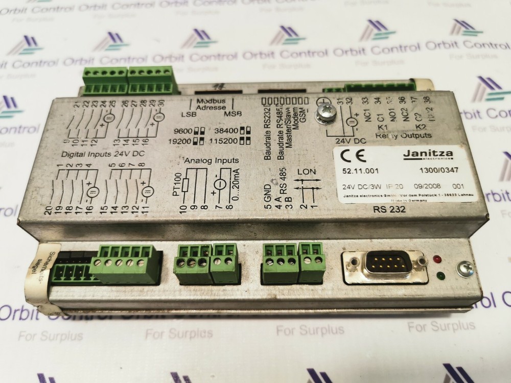 Janitza 52.11.001 Prodata Logger