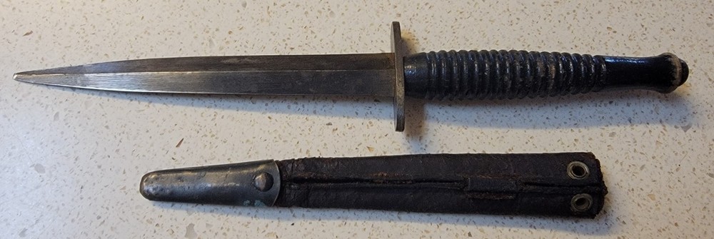 WWII British Fairbairn Sykes Knife - 3rd Pattern Commando Dagger