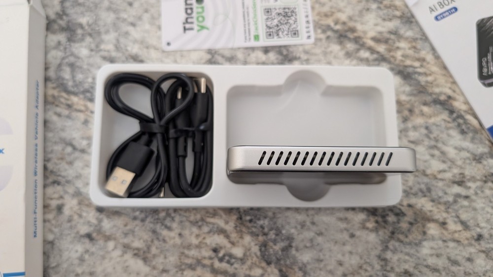 3-in-1 Wireless CarPlay Adapter & Android Auto, Plug & Play, Bluetooth 5.0 ABVPO