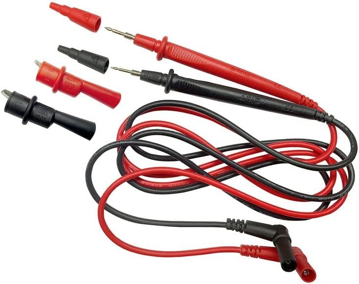 Klein Tools 69410 Replacement Test Lead Set, Right Angle One Size, Red