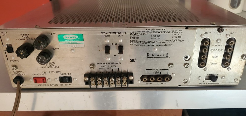 HH Scott Stereomaster LK-60 Stereo Working Condition