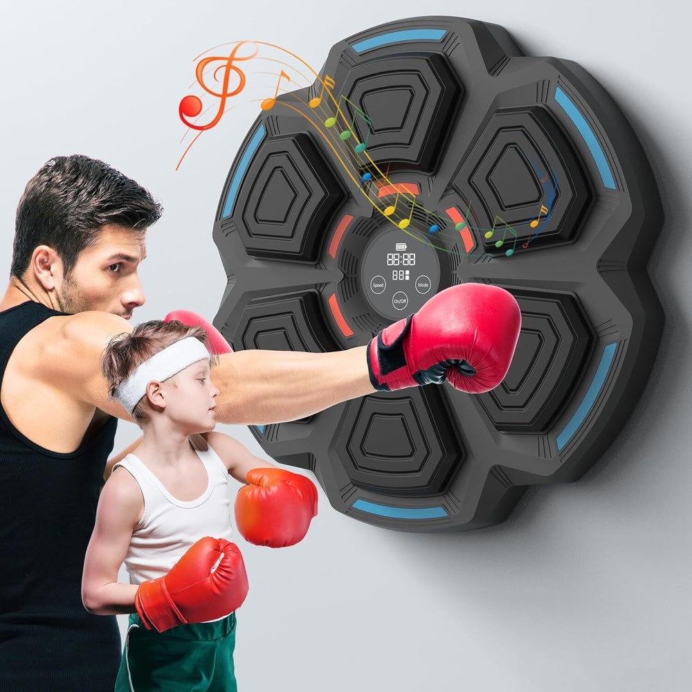 Smart Music Boxing Machine, Training Machine with LED Electronic Wall Mounted