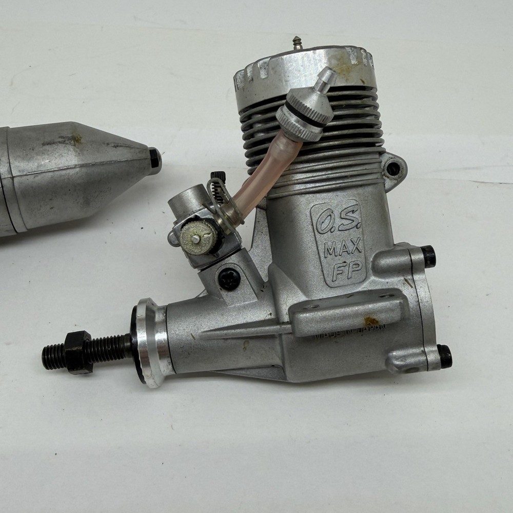 OS Max FP 40 RC Airplane Engine w/ E3030 Muffler Untested Sold As Is