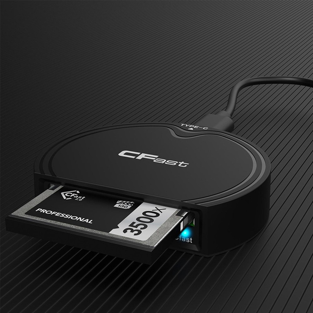 P&P CFast 2.0/SD Memory Card Adapter USB3.2 Gen2 High Speed Card Reader 10Gbps g