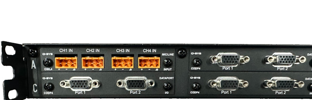 QSC VERSATILE I/O FRAME NETWORK INTERFACE Q-SYS (mci84)