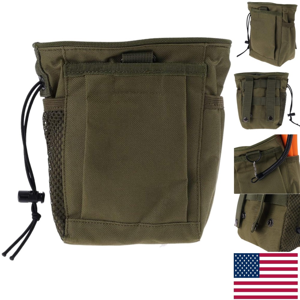 Lightweight Treasure Recovery Bag with D-Ring & Drawstring Closure for Detecting