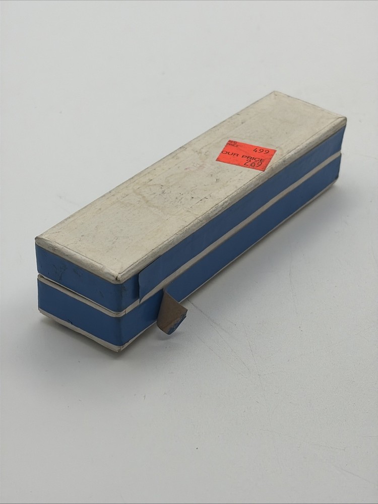 Vintage Harmonica BLESSING BIRDS ETCHED UNIQUE Blue