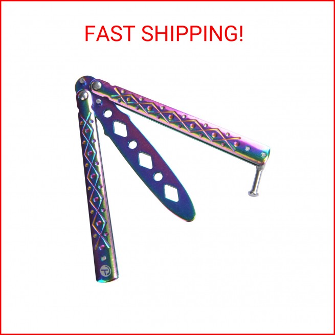 Butterfly Trainer, Unsharp-Blade Practice Training Tool Stainless Steel